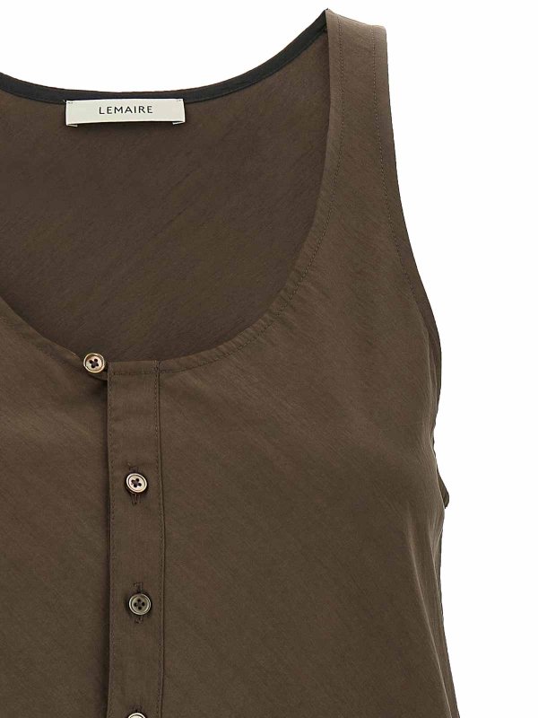 The Best Shops LEMAIRE: トップス＆タンクトップ - トップ/タンクトップ - ブラウン