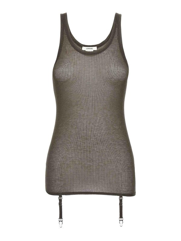 LEMAIRE: トップス＆タンクトップ - トップ/タンクトップ - ブラウン
