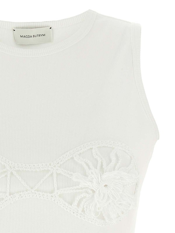 The Best Shops MAGDA BUTRYM: Tops y camisetas sin mangas - Top - Blanco