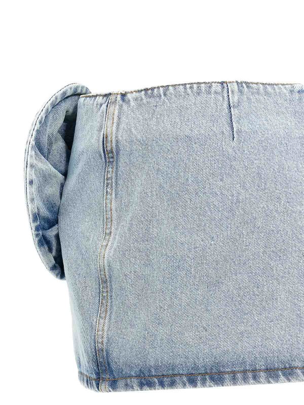 Falda Semilarga - Azul Claro shop online: MAGDA BUTRYM