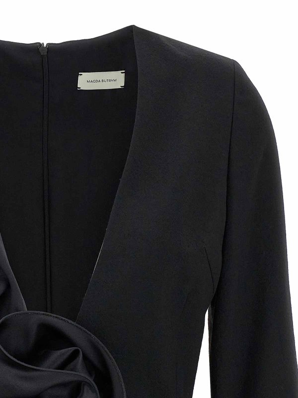 The Best Shops MAGDA BUTRYM: ニーレングスドレス - 膝丈ドレス - 黒