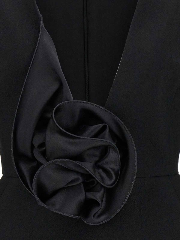 膝丈ドレス - 黒 shop online: MAGDA BUTRYM