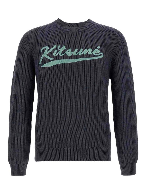 MAISON KITSUNÉ: crew necks - Varsity Sweater