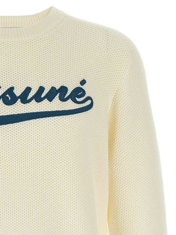 The Best Shops MAISON KITSUNÉ: crew necks - Kitsune Varsity Sweater