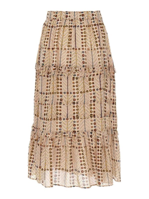Isabel Marant Etoile: Jupes midi et au genou online - Jupe Midi - Beige