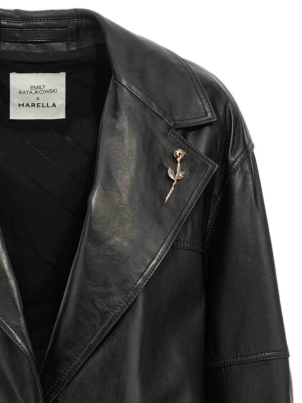 The Best Shops MARELLA: ボンバージャケット - ボンバージャケット - 黒