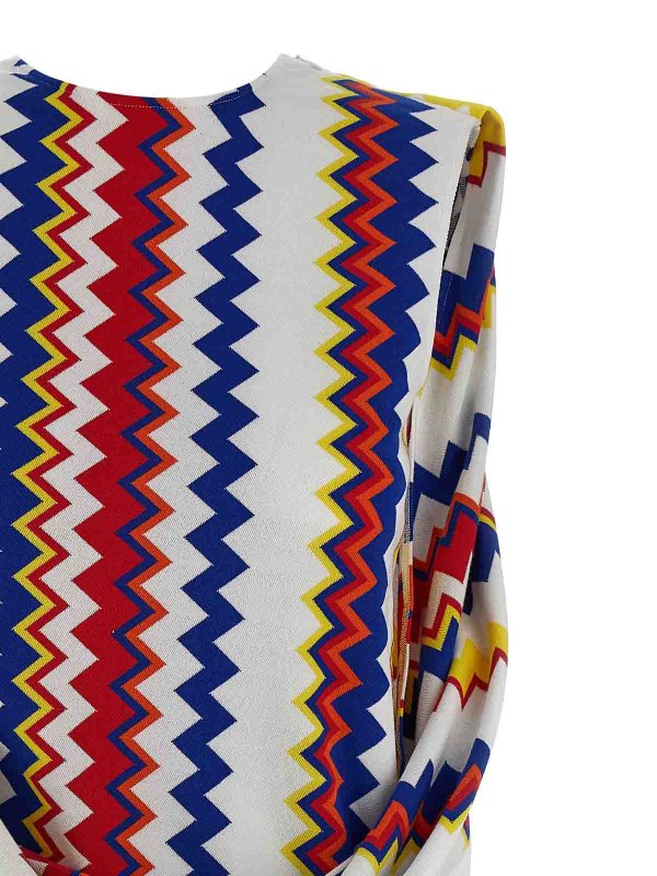 ワンピース MISSONI SS25 Peplos dress (DS25SG47BR0121 SM9Q2) Missoni Peplos Dress - Multicolour - Women | DS25SG47BR0121SM9Q2