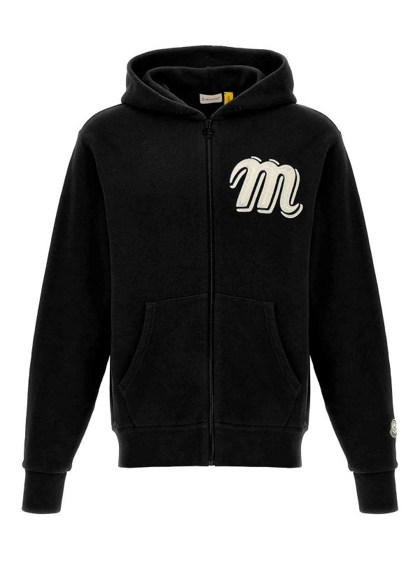 MONCLER: スウェット＆セーター - スウェットシャツ/セーター - 黒