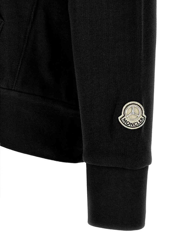 スウェット・トレーナー MONCLER GENIUS x Mercedes-Benz byNigo hoodie Black MONCLER X MERCEDES-BENZ ZIP-UP SWEATSHIRT BY NIGO – Suit