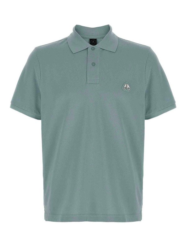 MOOSE KNUCKLES: ポロシャツ - ポロシャツ - ライトブルー