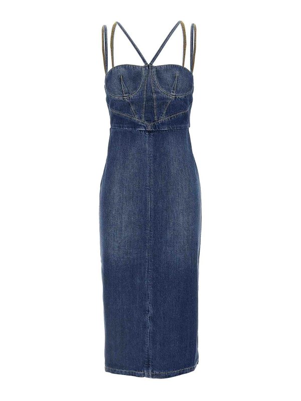 NENSI DOJAKA: ニーレングスドレス - 膝丈ドレス - ブルー