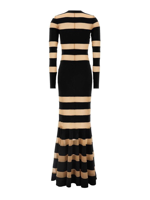Norma Kamali: evening dresses online - Spliced Dress Fishtail Gown Dress