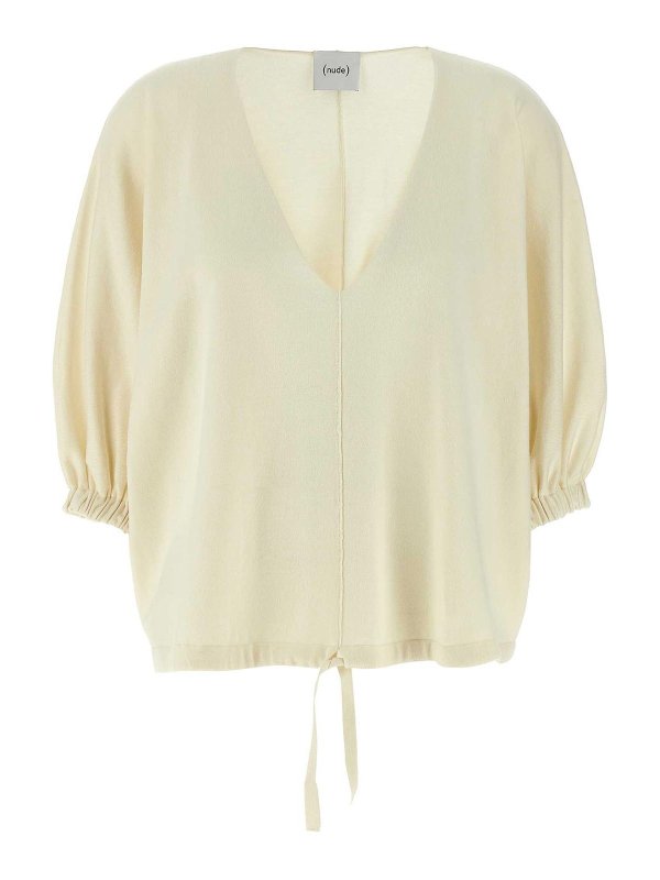 Nude: Sweatshirts & Sweaters - Drawstring Sweatshirt