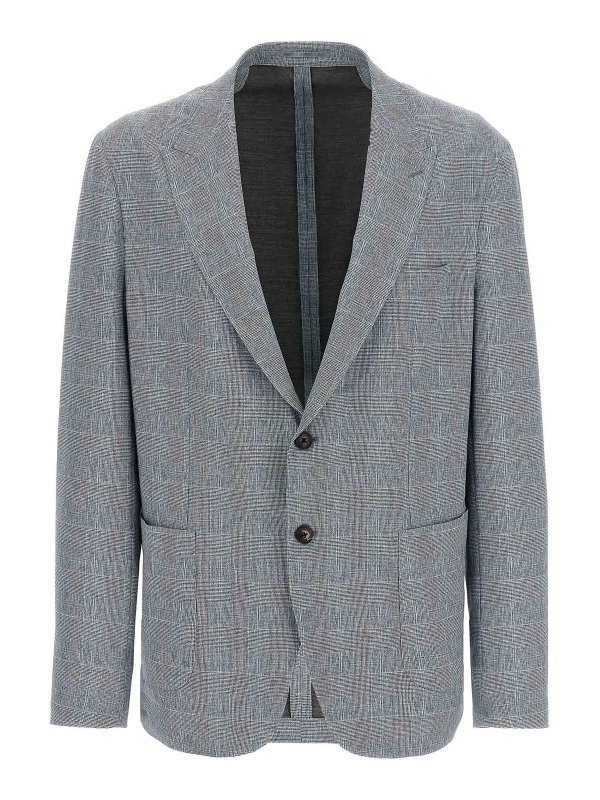 PAL ZILERI: ブレザー - ブレザー - グレー