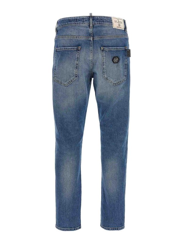 PHILIPP PLEIN: ブーツカットジーンズ online - ブーツカットジーンズ - ブルー