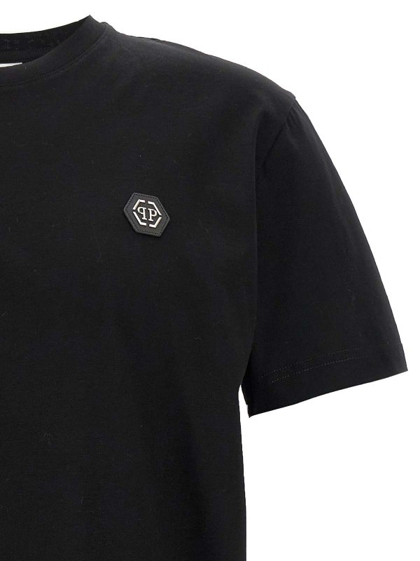 The Best Shops PHILIPP PLEIN: t-shirts - Logo Patch T-Shirt