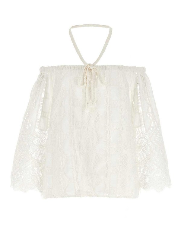 Pinko: Blusen - Bluse - Weiß