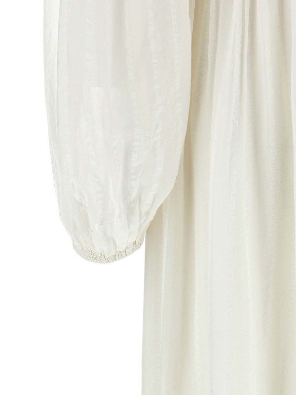 膝丈ドレス - 白 shop online: Pinko