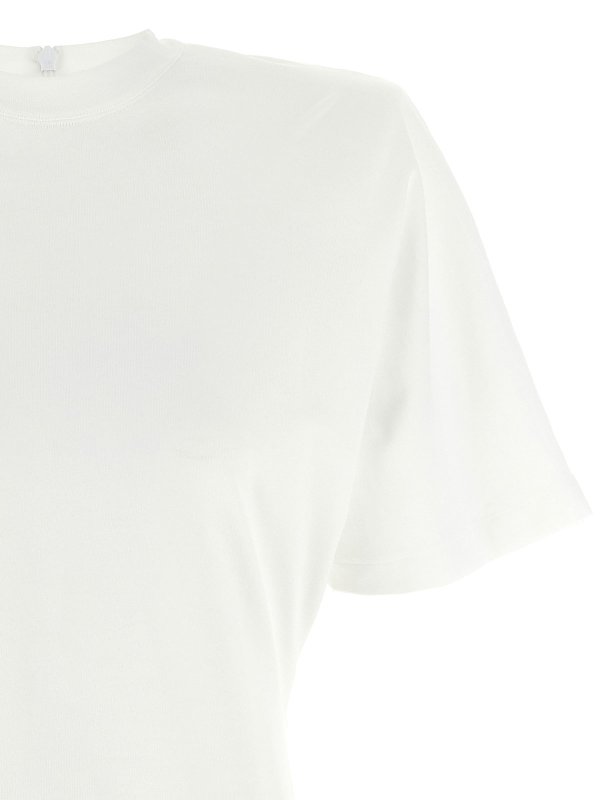 The Best Shops Pinko: Knielange Kleider - Knielanges Kleid - Weiß