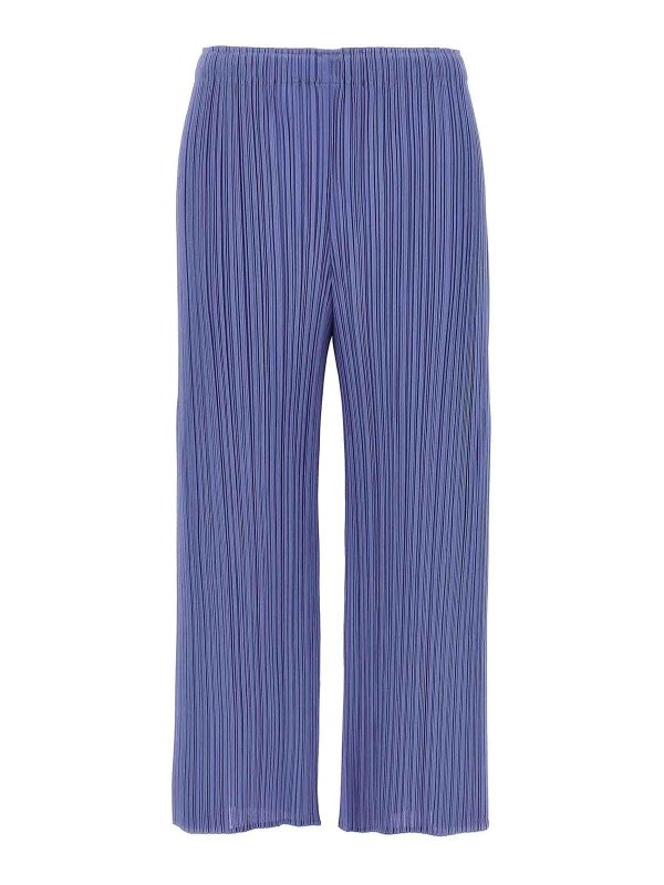 PLEATS PLEASE ISSEY MIYAKE: トラウザーショーツ - ショートパンツ - 紫