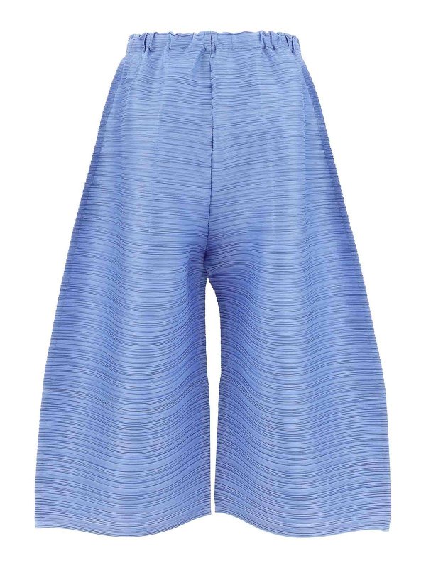 PLEATS PLEASE ISSEY MIYAKE: トラウザーショーツ online - ショートパンツ - ライトブルー
