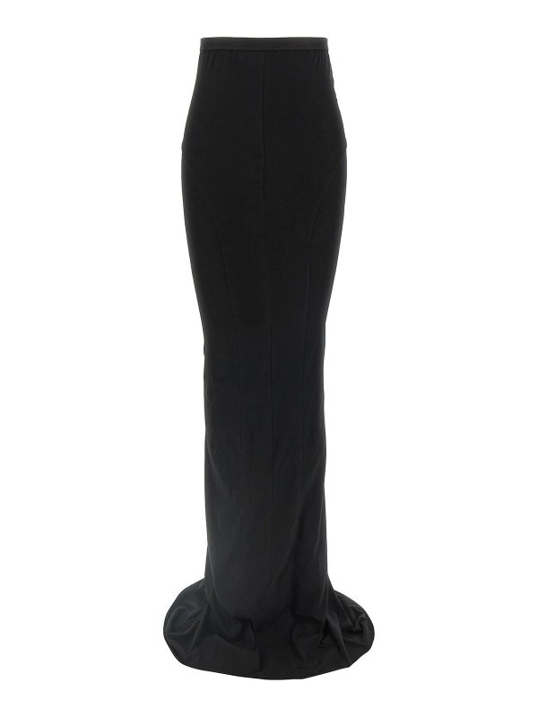 RICK OWENS: Knielange und Midi Röcke - Midirock - Schwarz