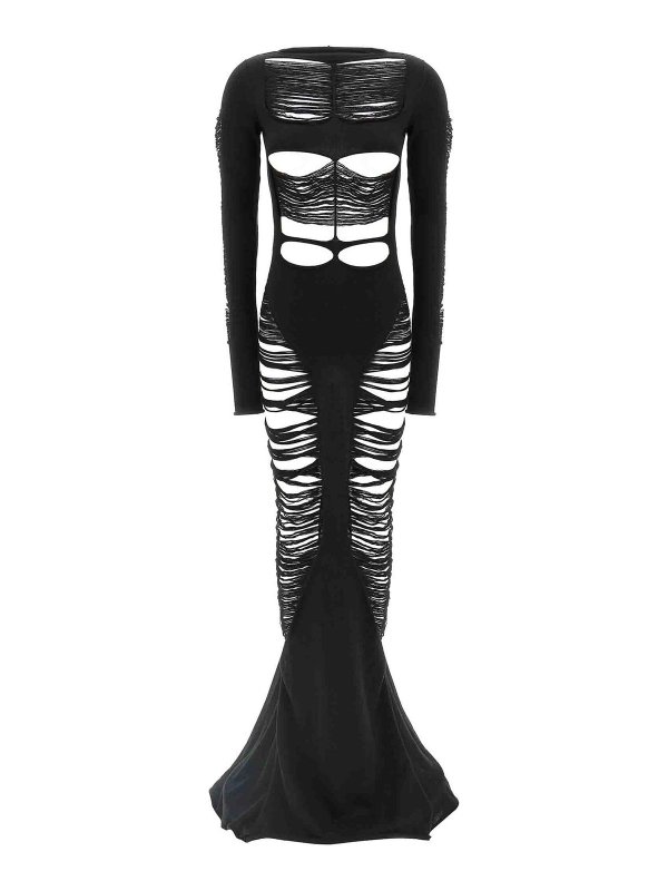 RICK OWENS: Knielange Kleider - Knielanges Kleid - Schwarz