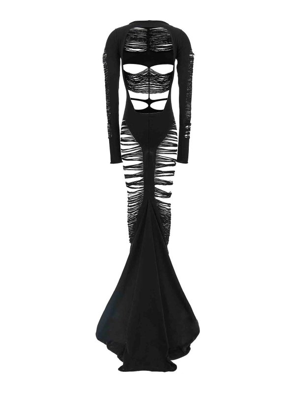 RICK OWENS: Knielange Kleider online - Knielanges Kleid - Schwarz