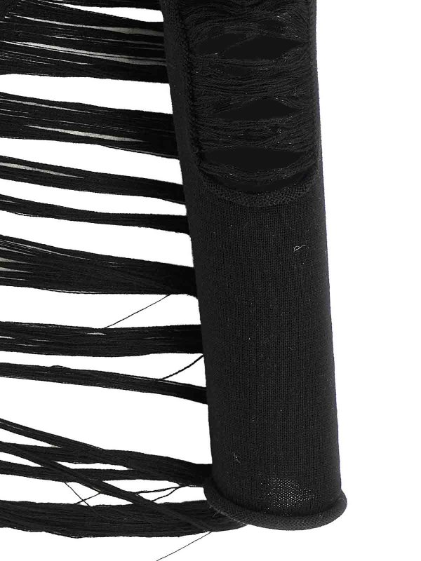 Knielanges Kleid - Schwarz shop online: RICK OWENS