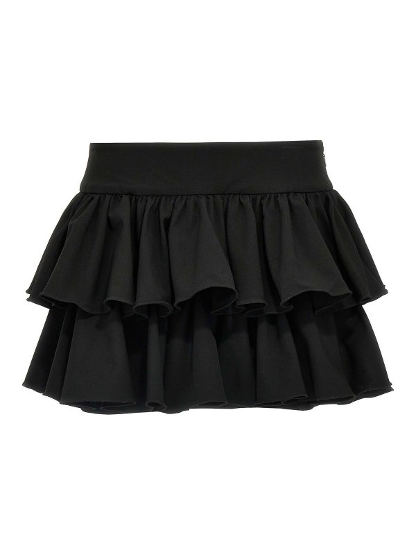 ROTATE Birger Christensen: Faldas media pierna y semilargas - Falda Semilarga - Negro