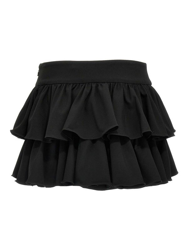 ROTATE Birger Christensen: Faldas media pierna y semilargas online - Falda Semilarga - Negro