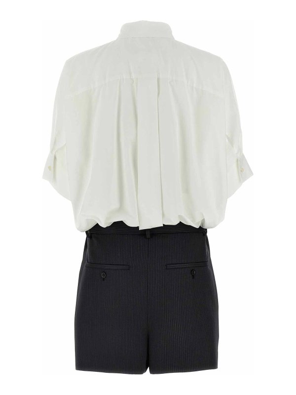 Sacai: ニーレングスドレス online - 膝丈ドレス - マルチカラー