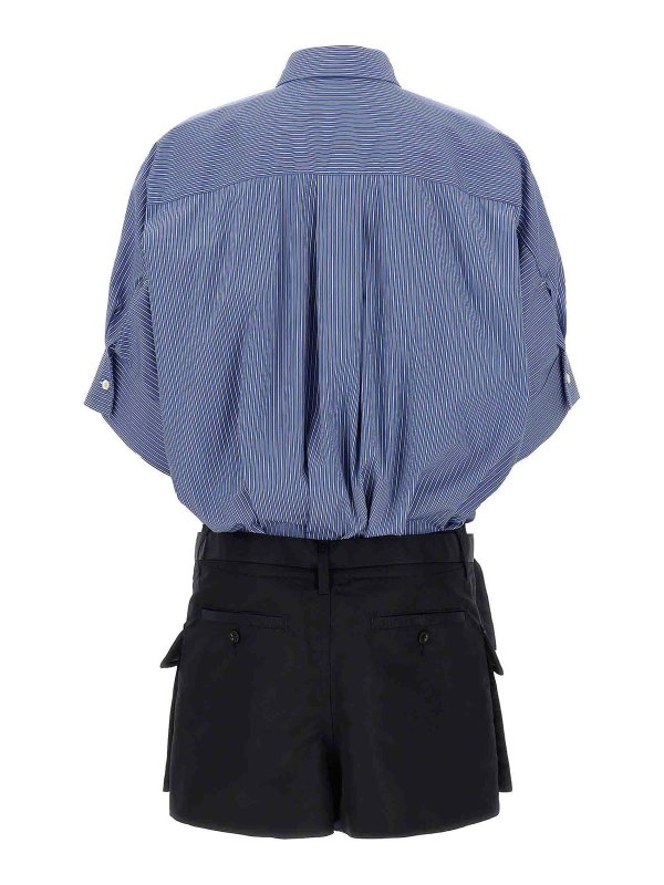 Sacai: abiti al ginocchio online - Abito a camicia