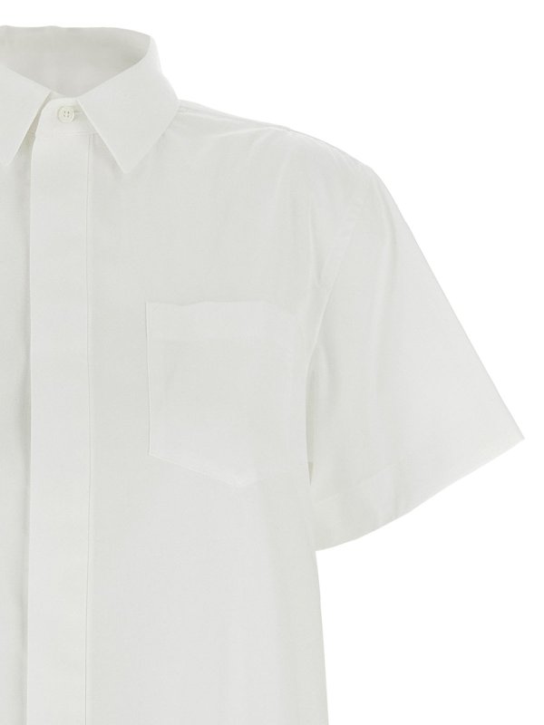 The Best Shops Sacai: Vestidos media pierna - Vestido Midi - Blanco