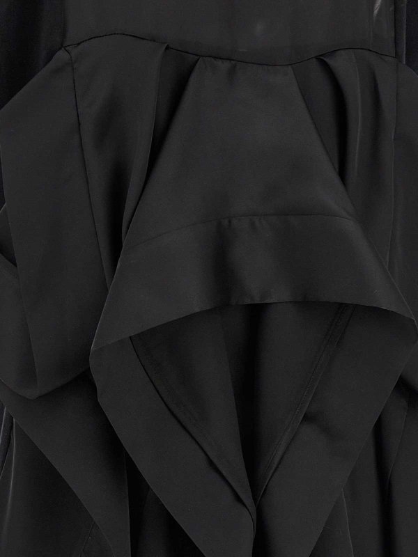 Knielanges Kleid - Schwarz shop online: Sacai