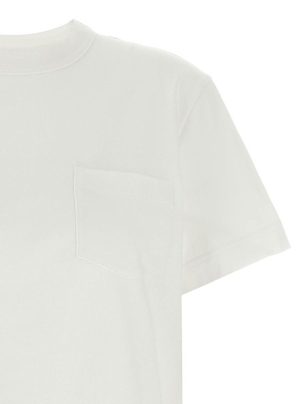 The Best Shops Sacai: T-shirts - T-Shirt - Blanc