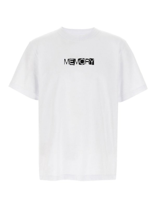 Sacai: T-shirts - T-Shirt - Blanc