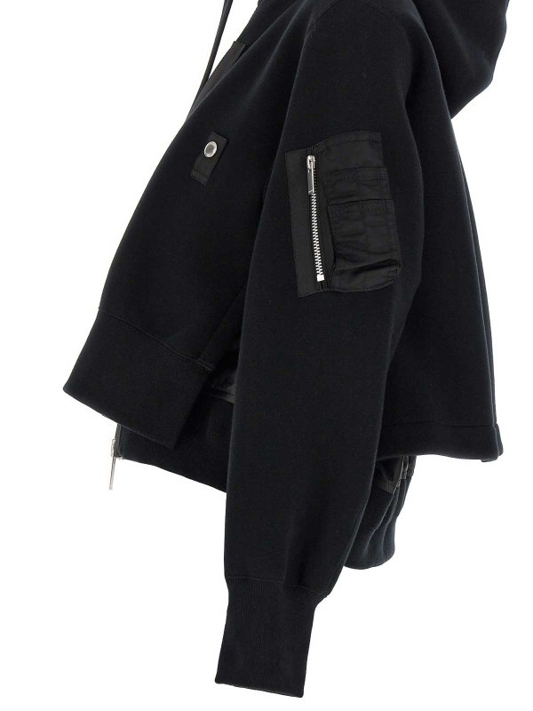 Sudadera - Negro shop online: Sacai