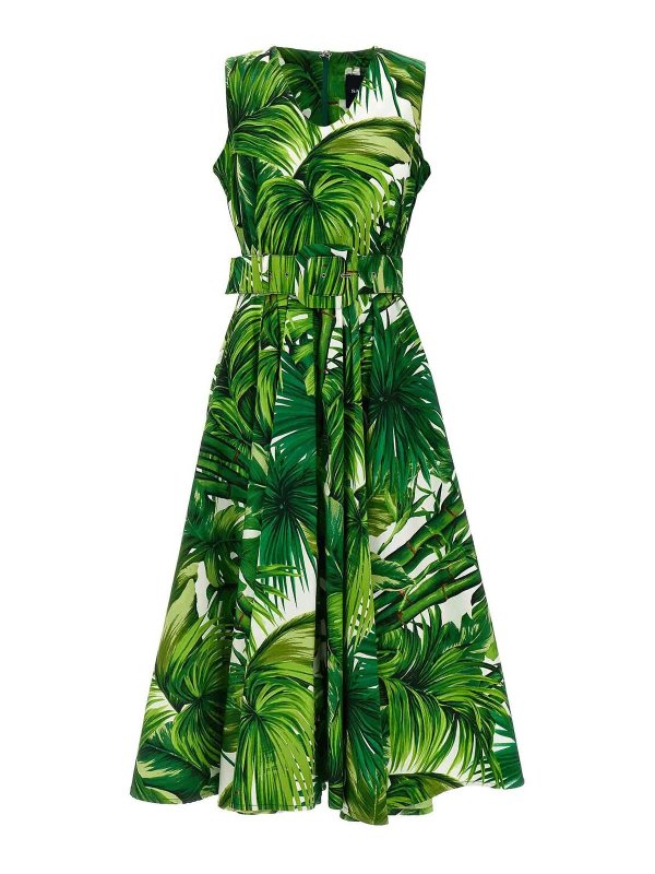 SAMANTHA SUNG: ニーレングスドレス - 膝丈ドレス - 緑