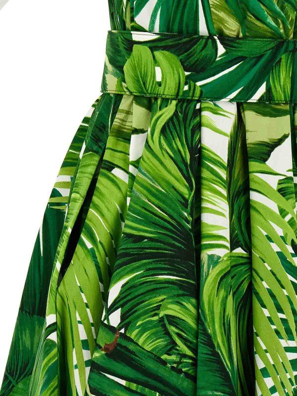 膝丈ドレス - 緑 shop online: SAMANTHA SUNG