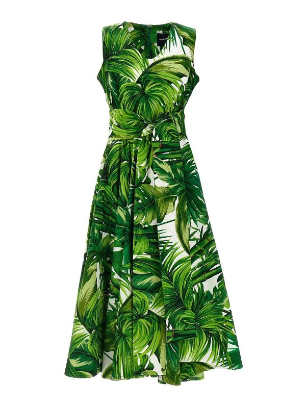 SAMANTHA SUNG buy online 膝丈ドレス - 緑