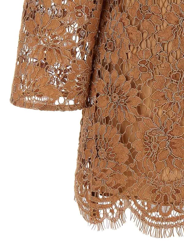 Robe Courte - Marron shop online: Self Portrait