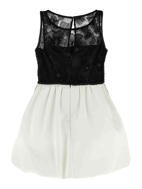 Self Portrait: Robes courtes online - Robe Courte - Blanc