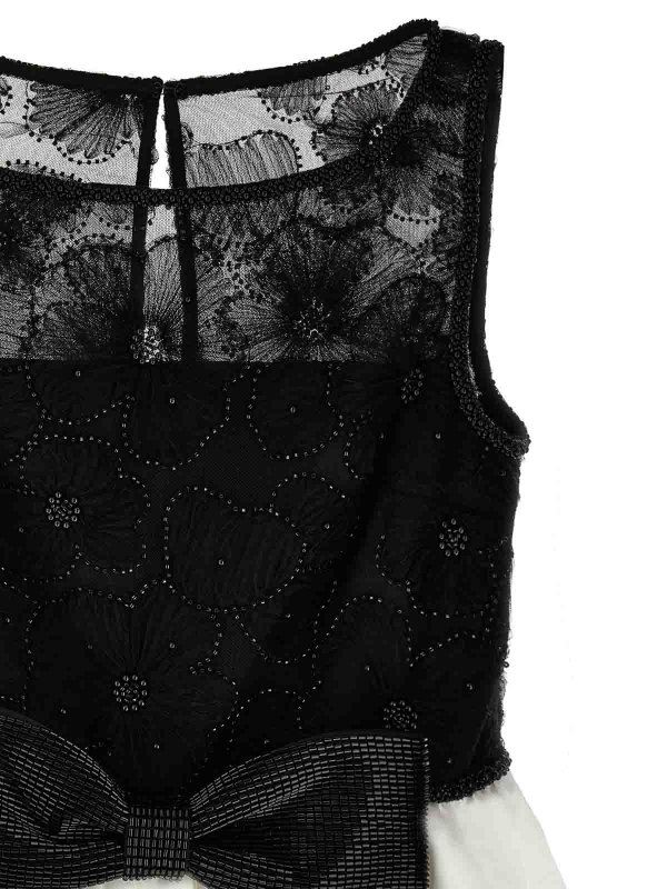 The Best Shops Self Portrait: Robes courtes - Robe Courte - Blanc