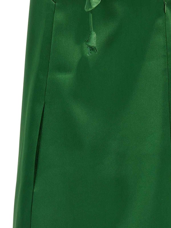 ショートドレス - 緑 shop online: Self Portrait