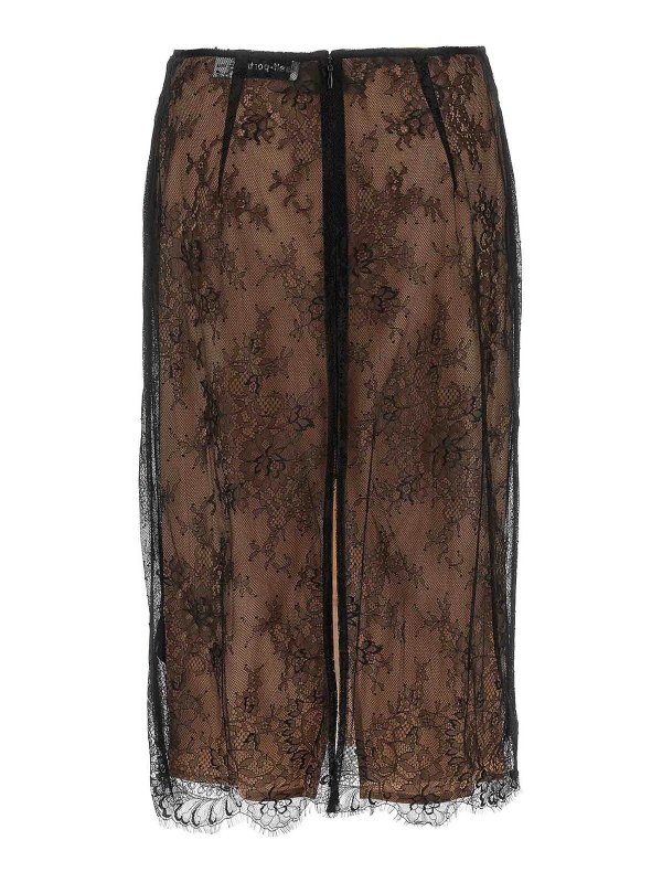 Self Portrait: Faldas media pierna y semilargas online - Falda Semilarga - Negro