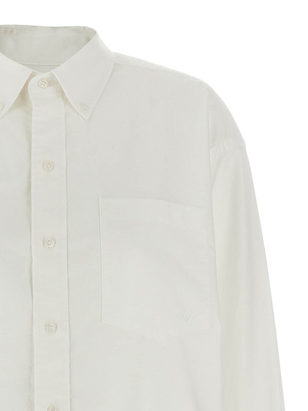 The Best Shops T BY ALEXANDER WANG: Camisas - Jeans Boyfriend - Blanco