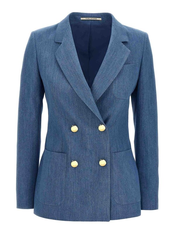 TAGLIATORE: ブレザー - ブレザー - ブルー