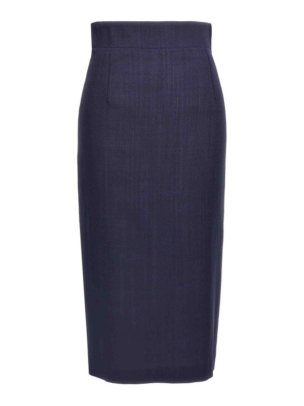 TAGLIATORE: Knielange und Midi Röcke - Midirock - Blau