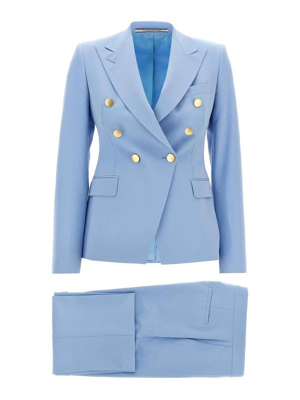 TAGLIATORE: ニーレングスドレス - 膝丈ドレス - ライトブルー